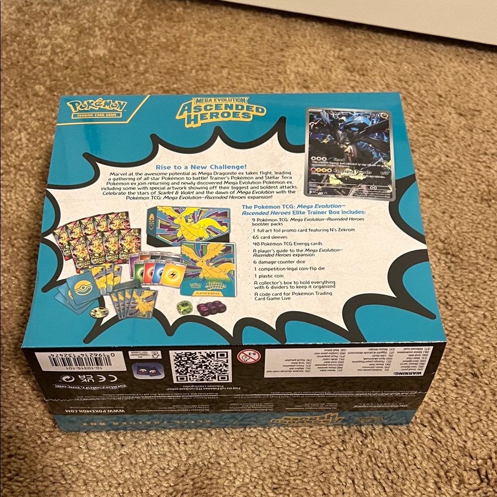 Pokemon Elite Trainer Box - Yellow, Purple, Teal - Picture 2 of 2